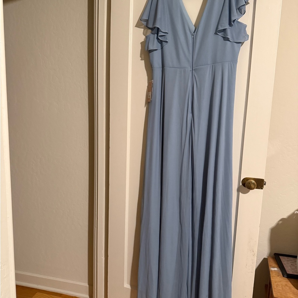 Birdy Grey Hannah dress in Dusty Blue - Picture 4 of 7